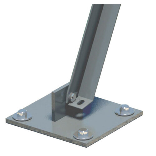 PIASTRA SAETTE  L       mm 100x100 ZINCATA     SFB
