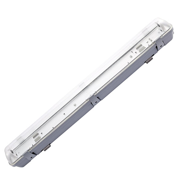 PLAFONIERA RETTANGOLARE STAGNA 2 TUBI cm  66