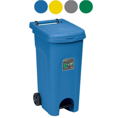 BIDONE URBAN QUADRO PEDALE BLU       l 80 STEFANPL