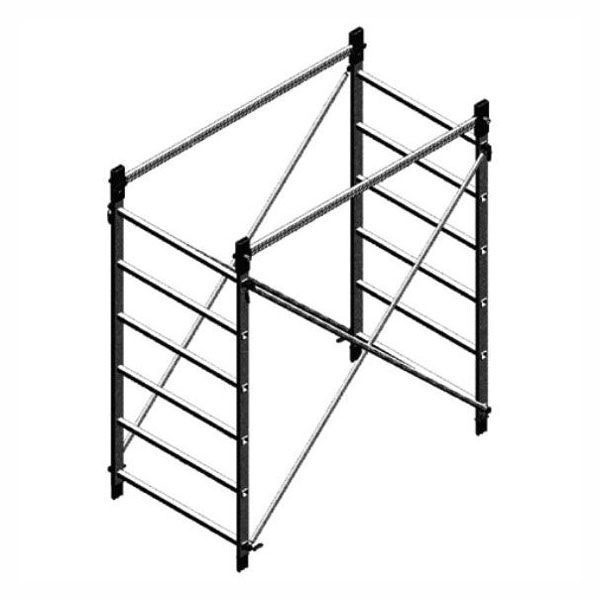 TRABATTELLO ALLUMINIO ALUMITO ALZATA h 180   FACAL