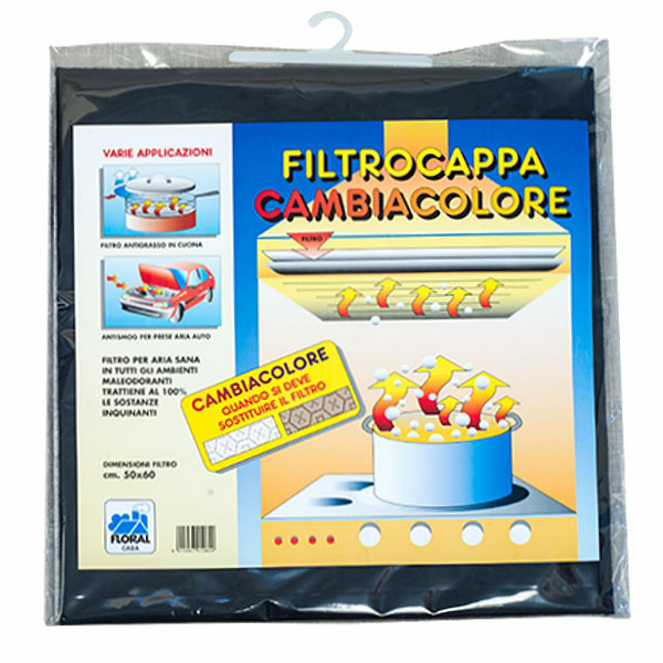 FILTRO CAPPE CARBONI CAMBIACOLORE cm 50x80 FLORAL