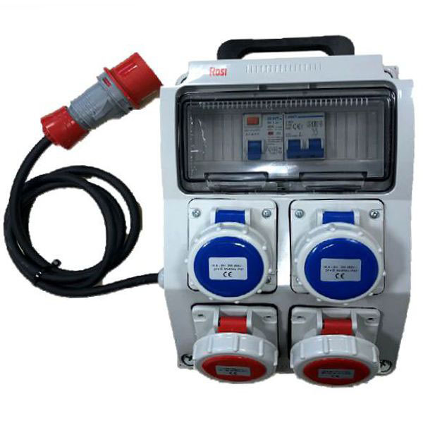 QUADRO 2x2PT 2x3PT CEE 16A IP55 m 4 ROSI