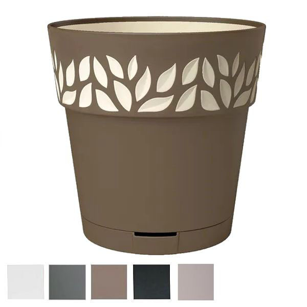 VASO CLOE TONDO RIS.ACQUA GRAFITE 30 h 29 STEFANPL