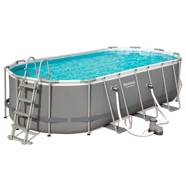 PISCINA OVALE STEEL FILTRO 3F  610×366 h 122 BESTW