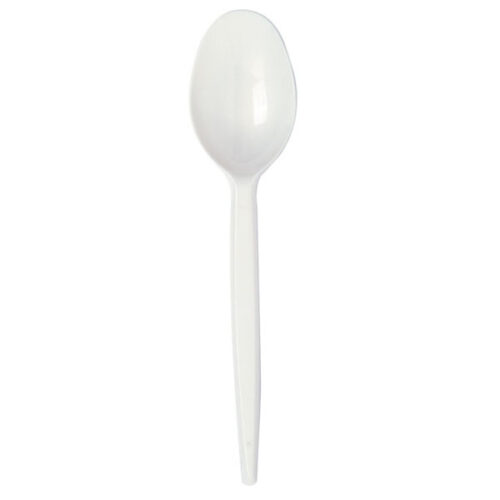 CUCCHIAINO BIANCO               Pz 50 NATURAL BIBO