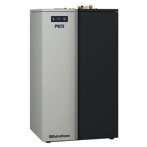 CALDAIA TERMOPELLET PK15         BIANCA EXTRAFLAME
