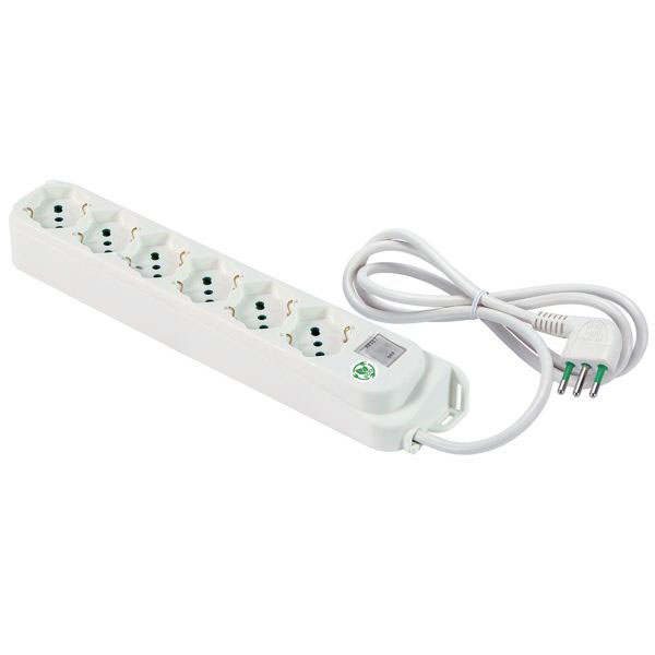 MULTIPRESA 6x2PT SK BIANCO INT   RETAIL 474304 FME