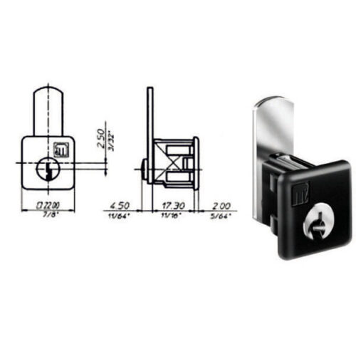 CILINDRO LEVETTA mm 17,3 CLIP IN       2352 MERONI