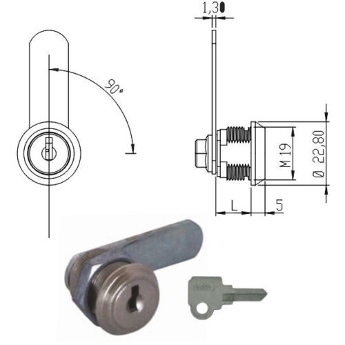 CILINDRO LEVETTA mm 20 D.19             165580 OMR