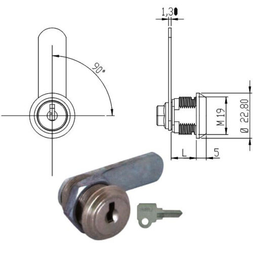 CILINDRO LEVETTA mm 30 D.19             163425 OMR