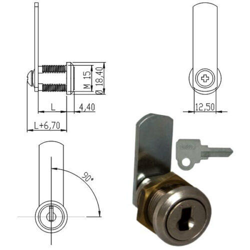 CILINDRO LEVETTA mm 30 D.15             163418 OMR