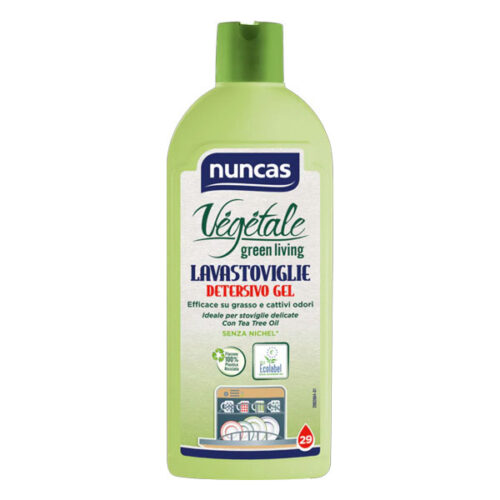 DETERSIVO LAVASTOVIGLIE GEL VEGETALE ml 500 NUNCAS