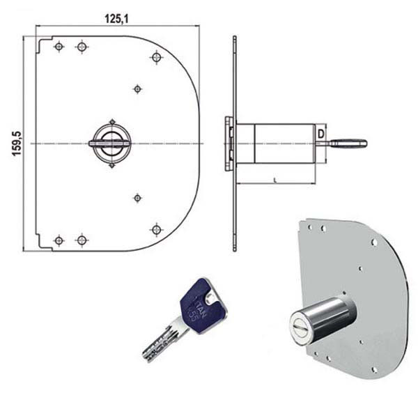 CILINDRO POMPA mm 50 d 29                   K55 CR