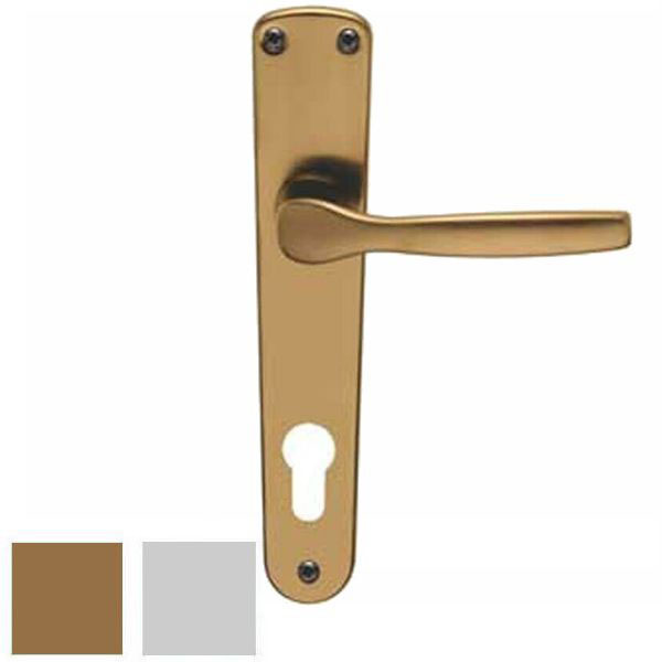 MANIGLIA GINEVRA ALL ARG PLACCA 8x85 YALE BRIALMA