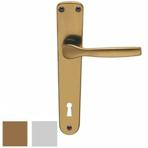 MANIGLIA GINEVRA ALL ARG PLACCA 8x70       BRIALMA