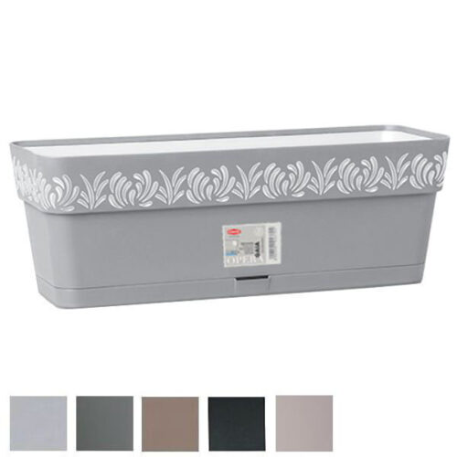 VASO GAIA RETT. RIS.ACQUA GRAFITE      50 STEFANPL