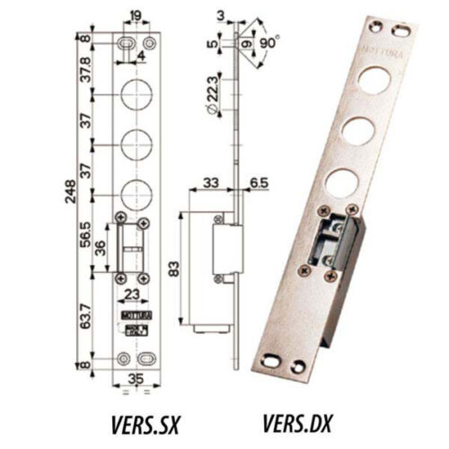 FERROGLIERA ELETTRICA DX I.37        94077 MOTTURA