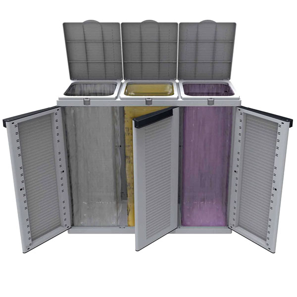 MOBILETTO DIFFERENZIATA ECOLINE3 102×39 h 89 TERRY
