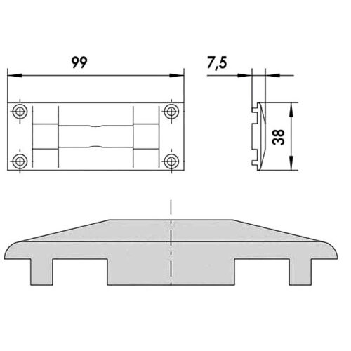 CONTROPIASTRA SERRATURE            06287-02-0 CISA