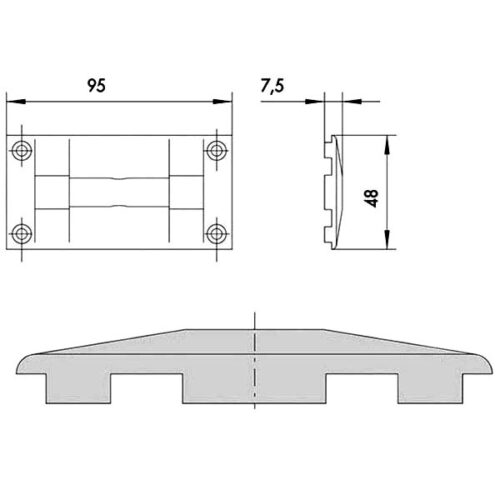 CONTROPIASTRA SERRATURE            06287-14-0 CISA
