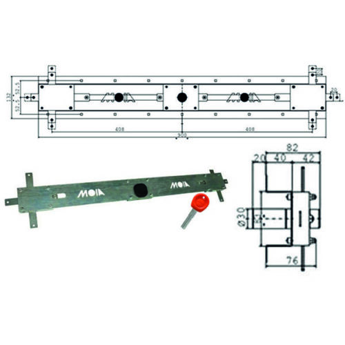 SERRATURA BASCULE SPRANGA CILINDRO       J126 MOIA