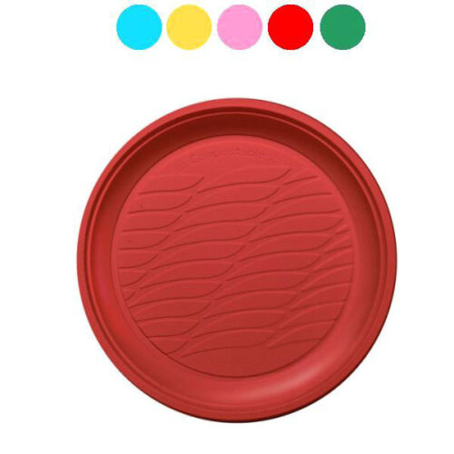 PIATTO DESSERT ROSA             Pz 20 NATURAL BIBO