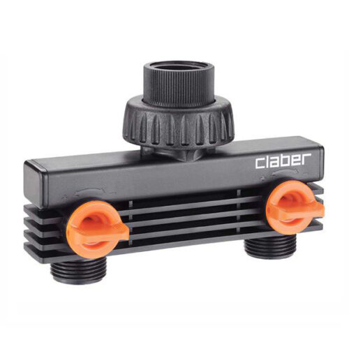 PRESA 2 RUBINETTI 3/4F + 3/4M          8589 CLABER
