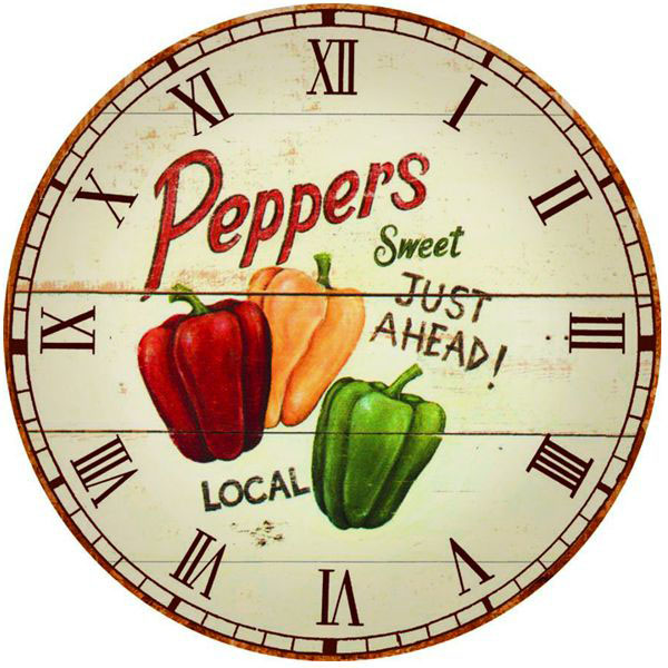 OROLOGIO MURO PEPERONI          cm  30  XTRA 10881