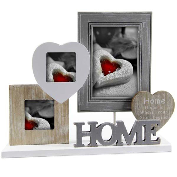 PORTAFOTO MULTIPLO HOME            cm 36×28 D&CASA