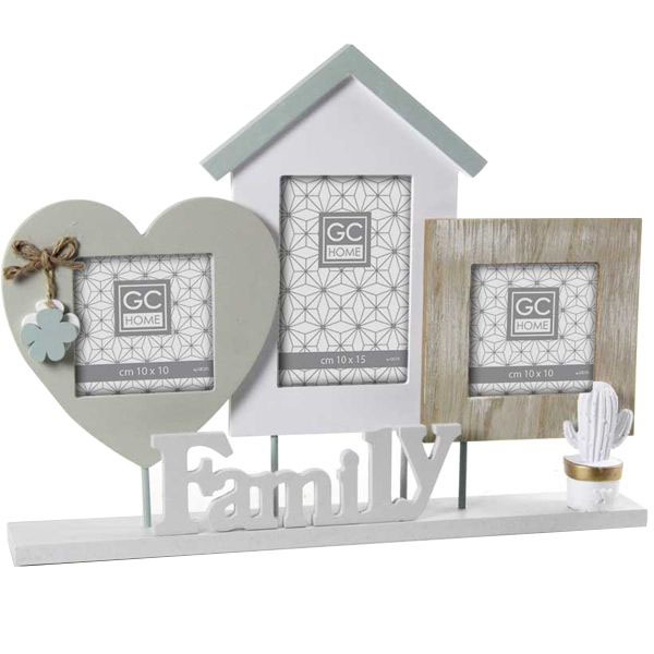 PORTAFOTO MULTIPLO FAMILY          cm 42×32 GCHOME