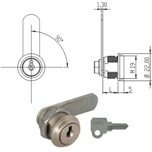 CILINDRO LEVETTA mm 16 D.16             165573 OMR