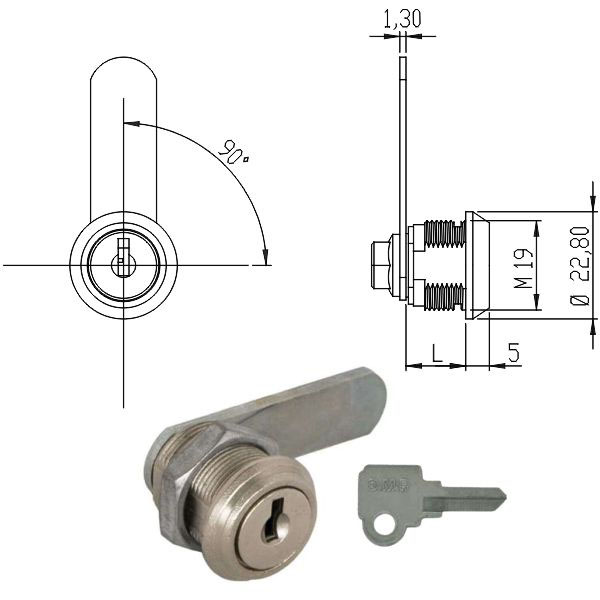 CILINDRO LEVETTA mm 16 D.16             165573 OMR