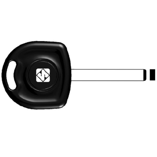 HU100TE    CHIAVE TRANSPONDER NO CHIP HUF