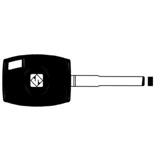 HU101TE    CHIAVE TRANSPONDER NO CHIP HUF