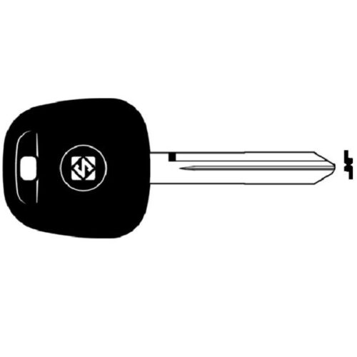 TOY47TE    CHIAVE TRANSPONDER NO CHIP TOYOTA