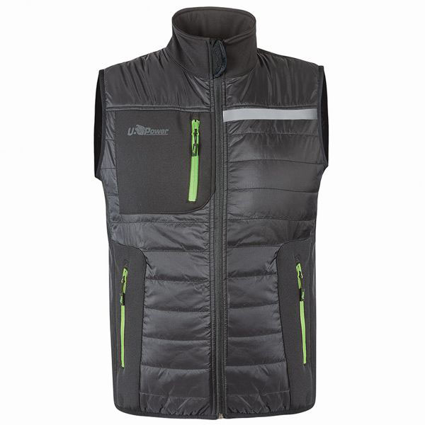 GILET ASPHALT GREY GREEN L             WALL UPOWER