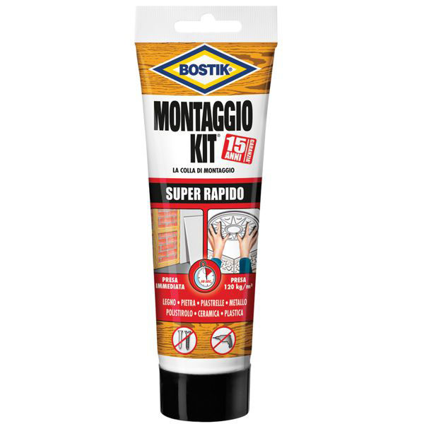 ADESIVO MONTAGGIO KIT g 100 TUBETTO         BOSTIK