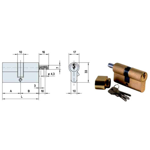CILINDRO INF.  65,0-32,5-32,5     P0G302-10-0 CISA