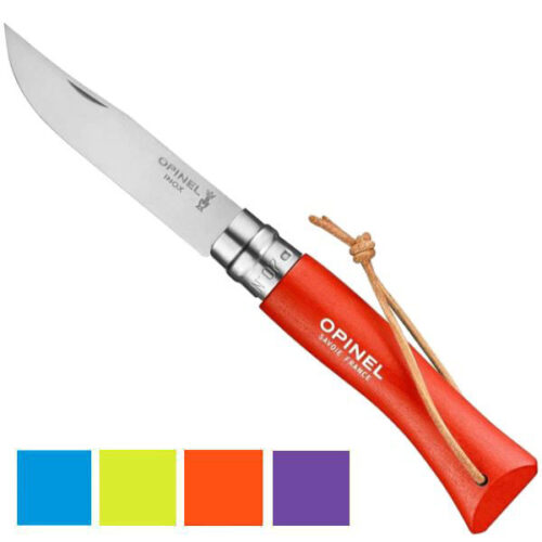 COLTELLO VIROBLOC INOX N. 7 GITA ARANCIO    OPINEL