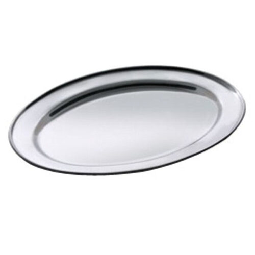 VASSOIO ACCIAIO OVALE          cm 50x35 XTRA 12550