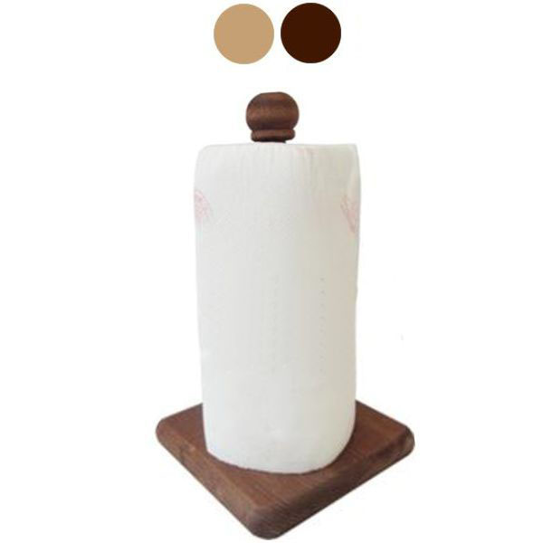 PORTAROTOLO LEGNO VERTICALE NATURALE      cm 14×30