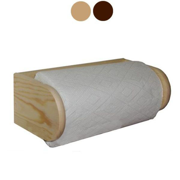 PORTAROTOLO LEGNO A PARETE NATURALE       cm 27×14
