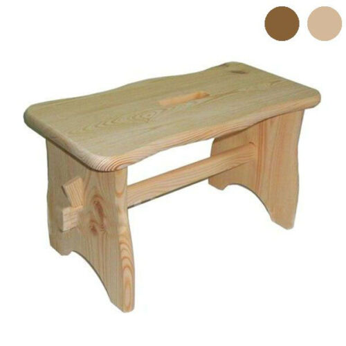 SGABELLO ABETE MAXI SCURO            cm 19x39 h 21